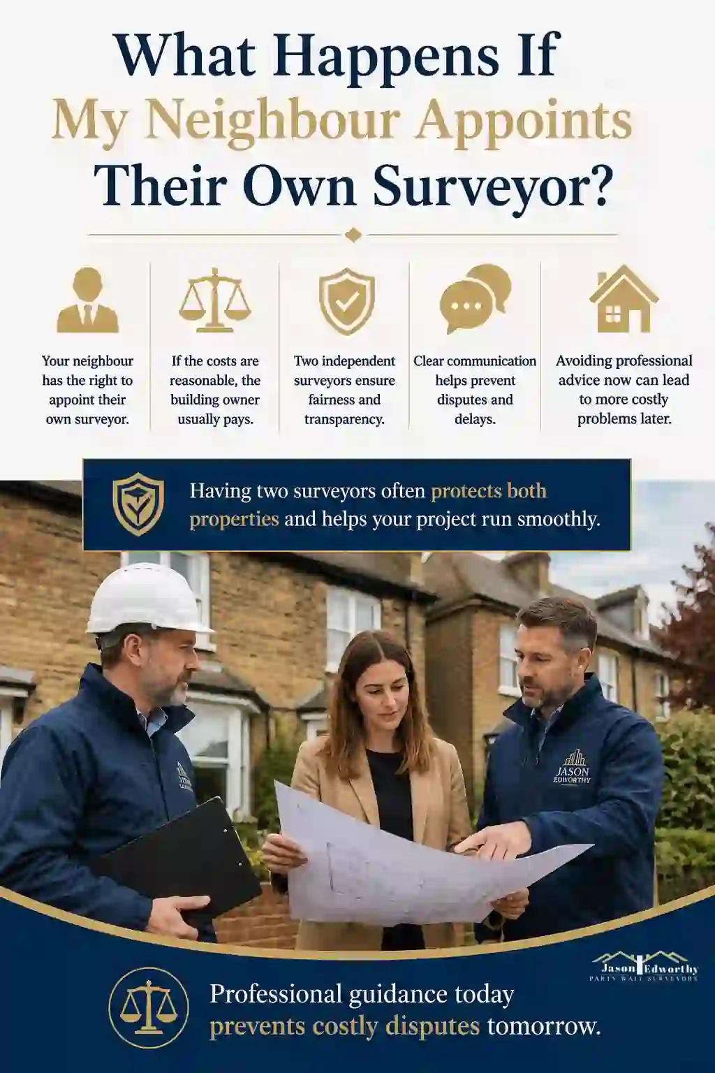 What Happens If My Neighbour Appoints Their Own Surveyor Richmond upon Thames?
